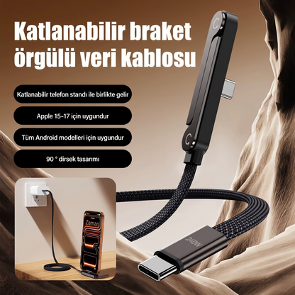 Rearup™ 240W Standlı Hızlı Şarj Kablosu