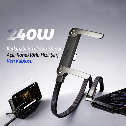 Rearup™ 240W Standlı Hızlı Şarj Kablosu